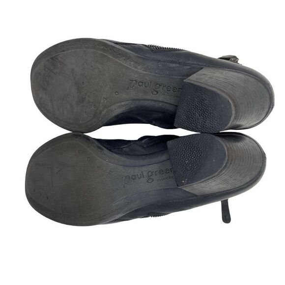 Paul Green Muncher Womens Aubrey Leather Side Zip Ankle Booties Black Size 7 UK - Picture 6 of 10